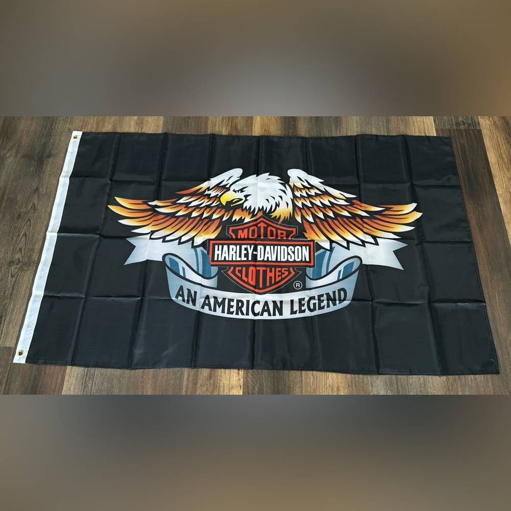 Harley Davidson flag large 3 by 5 feet new double sided Motorcycle Banner